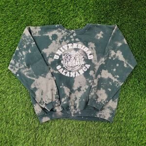 Vintage University-of Salamanca Sweatshirt Womens Large 23x21 Baggy Crop